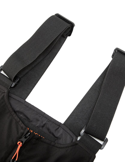 Women's Heated Bib Overalls - Black