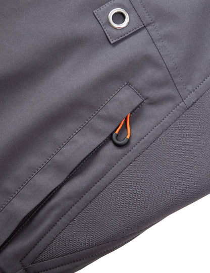 Women's Heated Bib Overalls - Grey