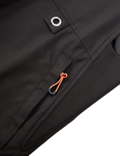 Women's Heated Bib Overalls - Black