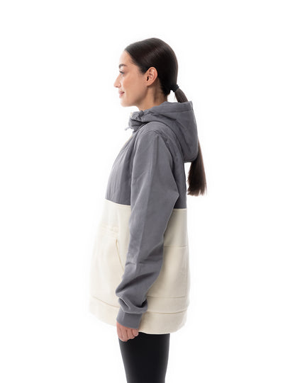 Women's Heated Half Snap Pullover - GreyW