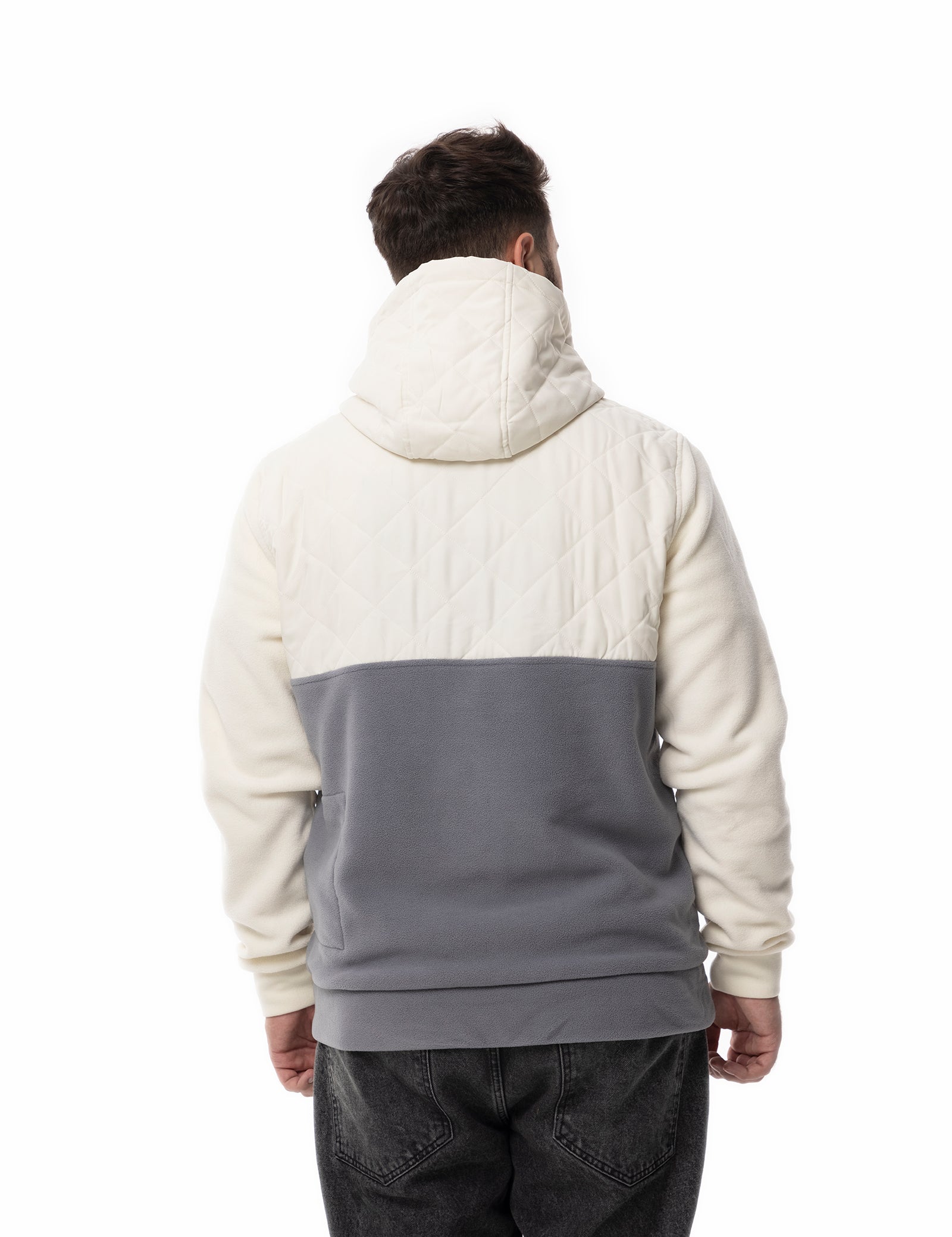 Men's Heated Half Snap Pullover - WhiteG