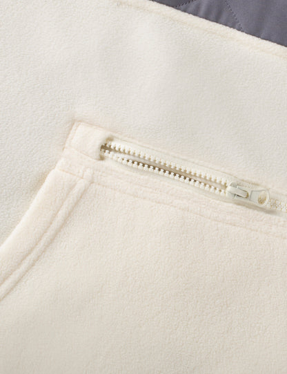 Women's Heated Half Snap Pullover - WhiteG