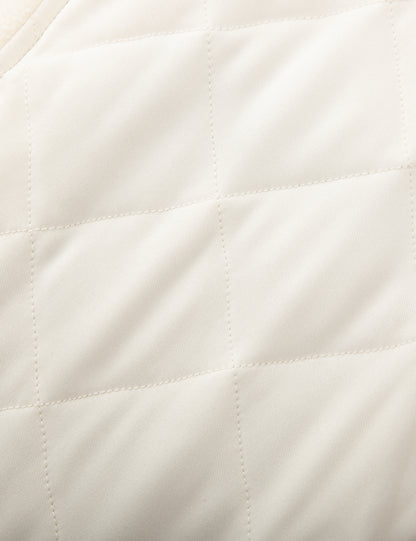 Women's Heated Half Snap Pullover - WhiteG