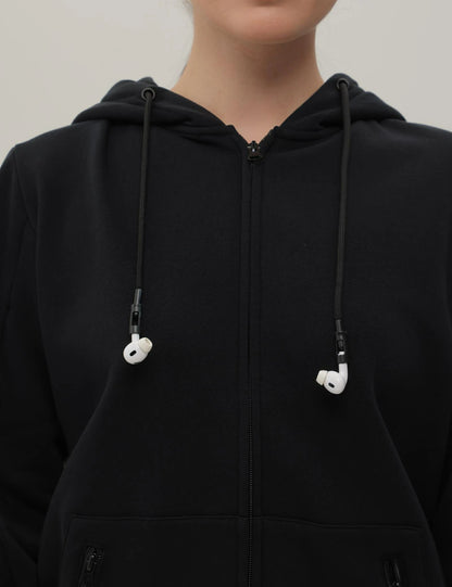 Relexit® Dialysis Hoodie with Built-In Eye Mask & Port Access Zippers