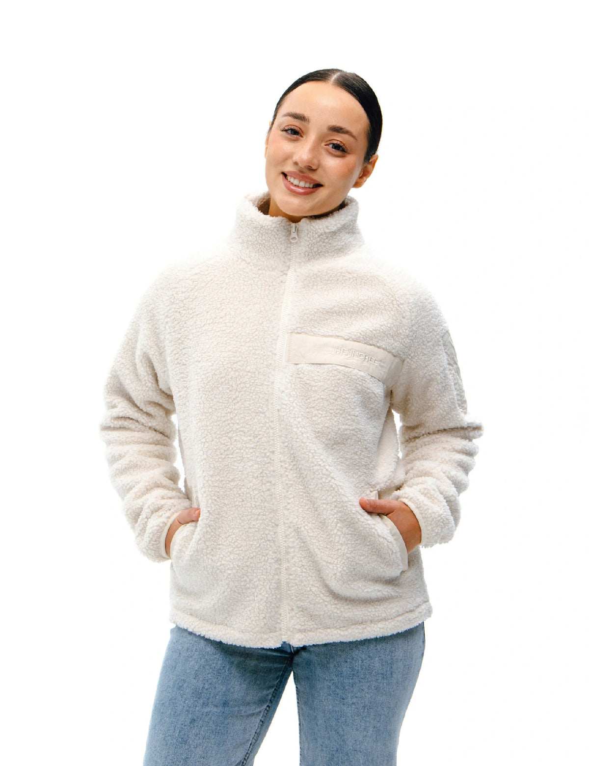 Womens Heated Sherpa Fleece Jacket 12V 16000mah Battery