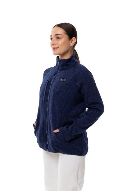 Women's Dual Control Heated Fleece Jacket with 12V 16000mah Battery