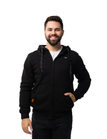 Men's Heated Hoodie - Black