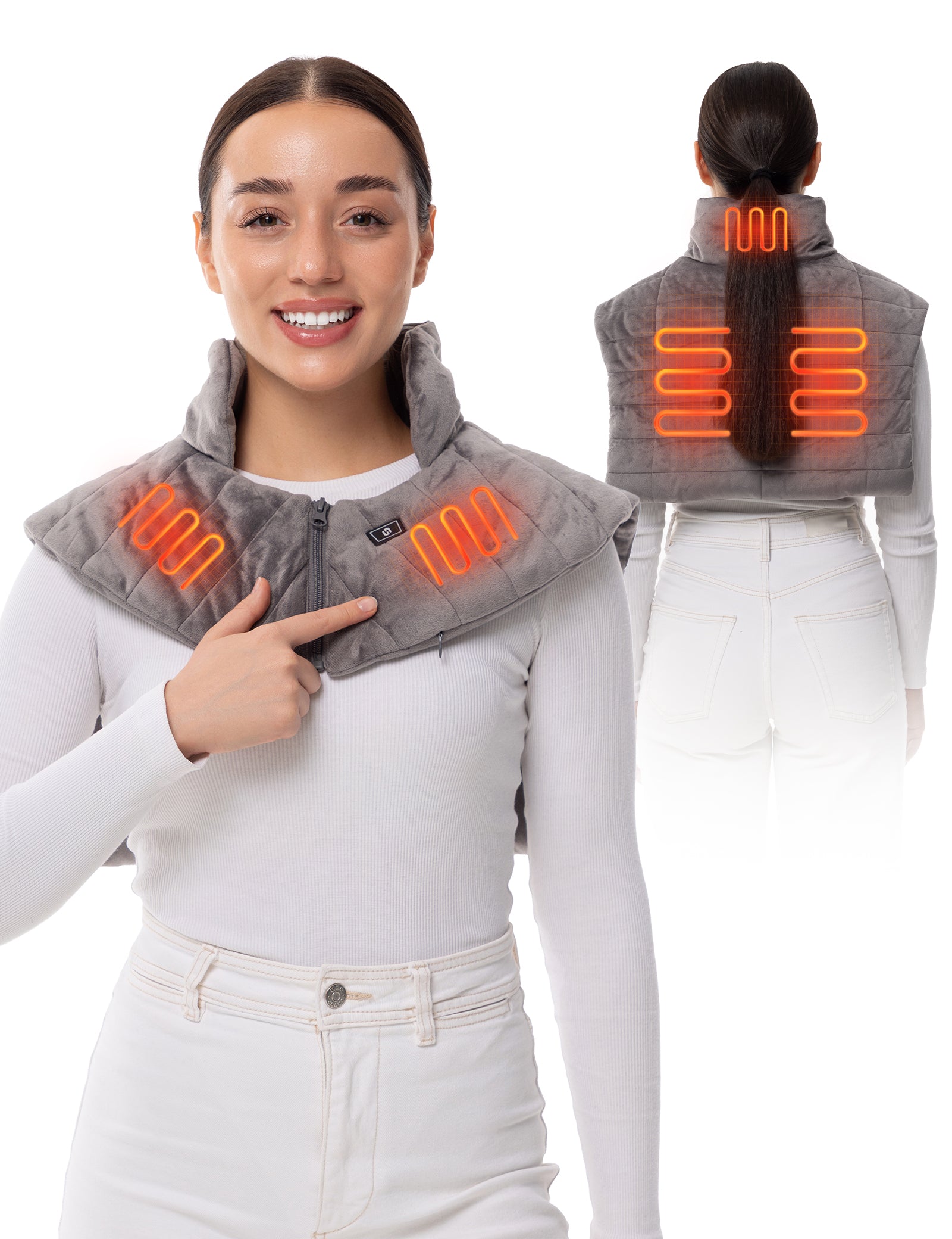Unisex Heating Pad - Grey