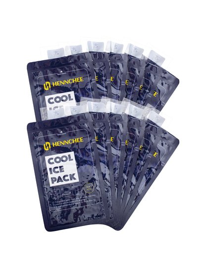 Reflective Cooling Vest with 12 Ice Packs - Blue