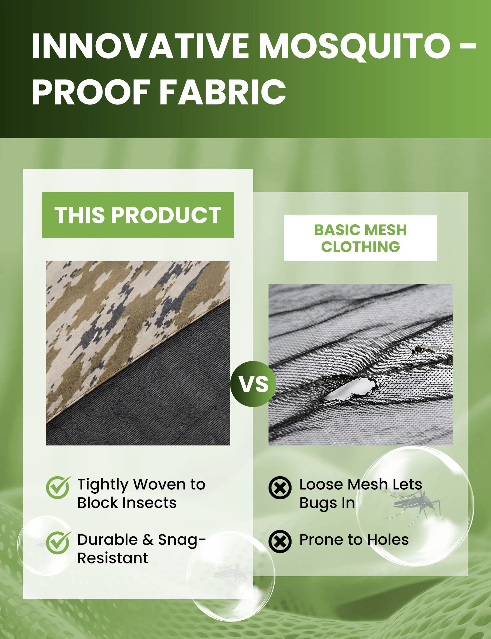 Relexit® Heavy-Duty Mesh Mosquito & Bug Jacket