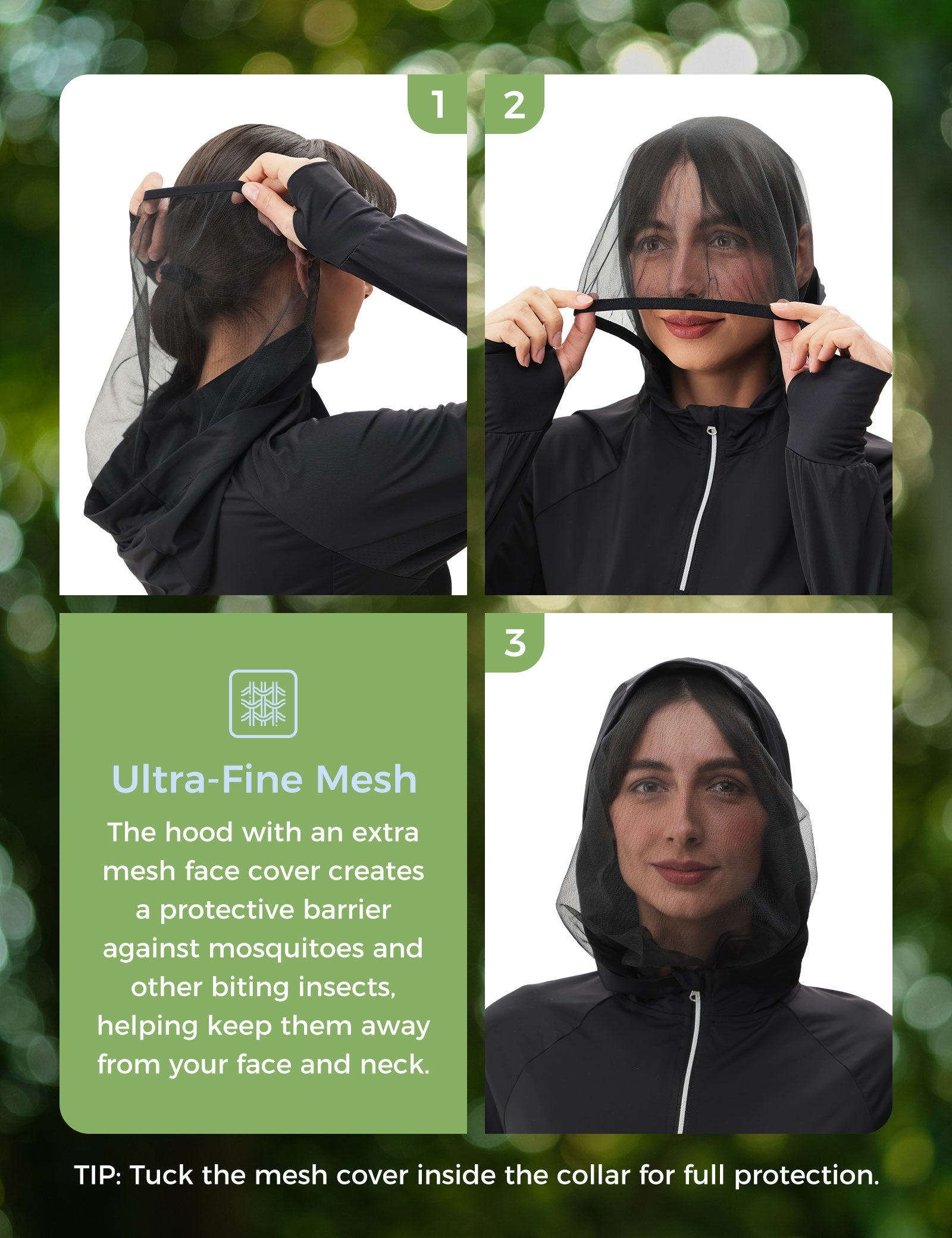 Women's UPF 50+ Sun Protection Bug Jacket