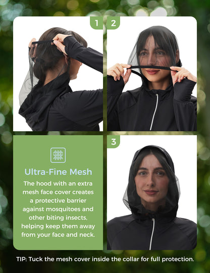 Women's UPF 50+ Sun Protection Bug Jacket