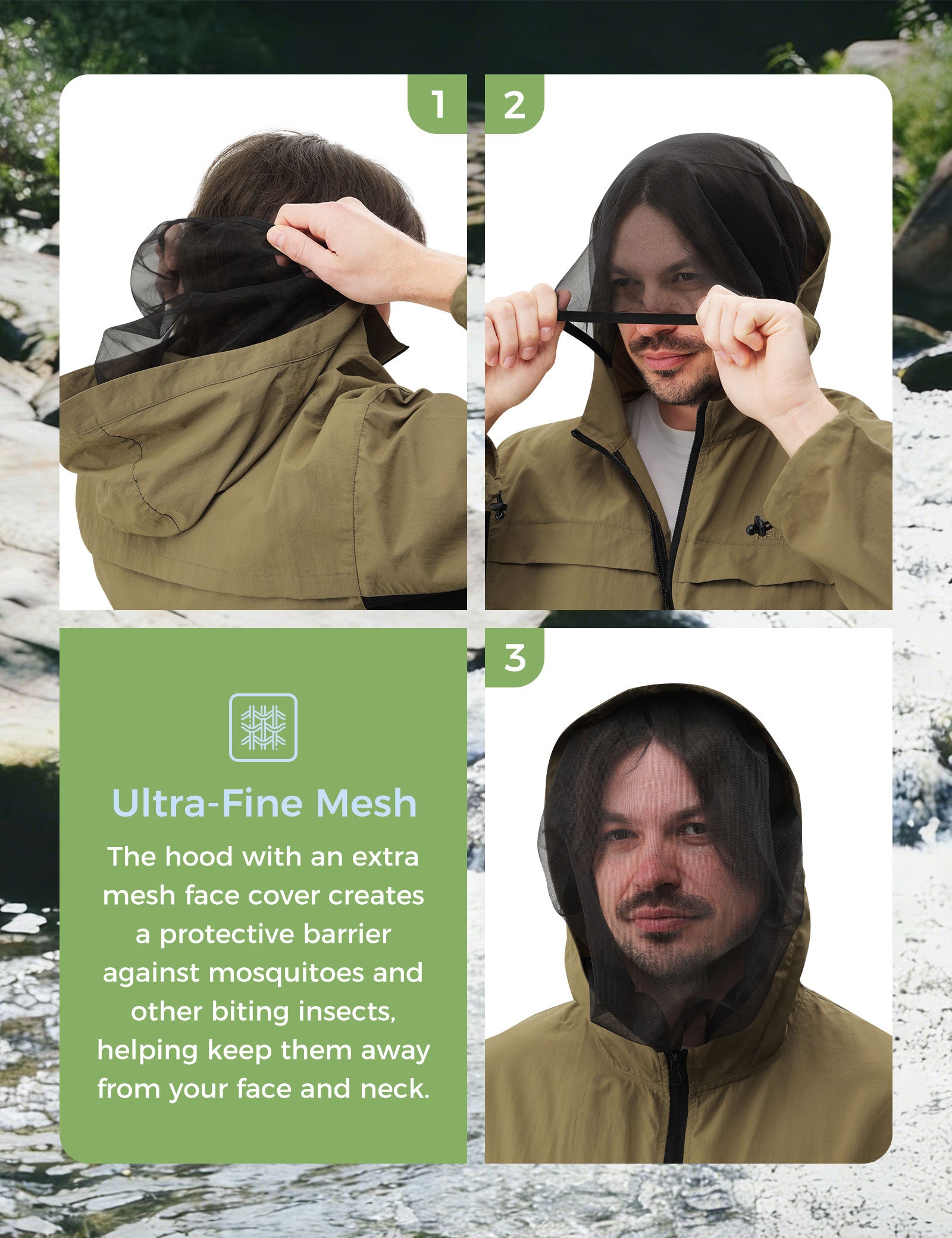 Relexit® Cooling Bug Jacket with Ice Packs