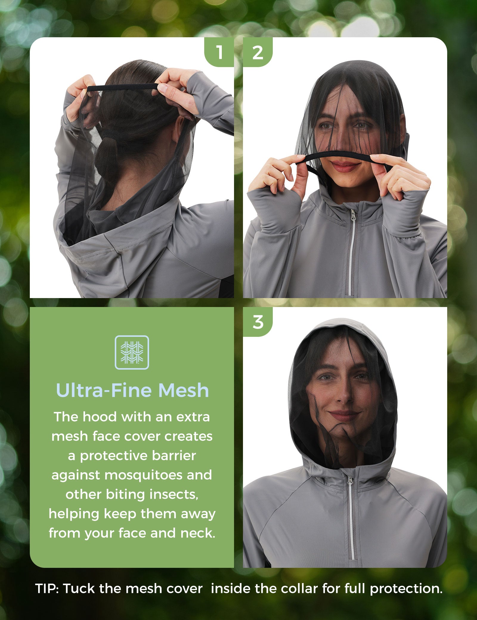 Women's UPF 50+ Sun Protection Bug Jacket