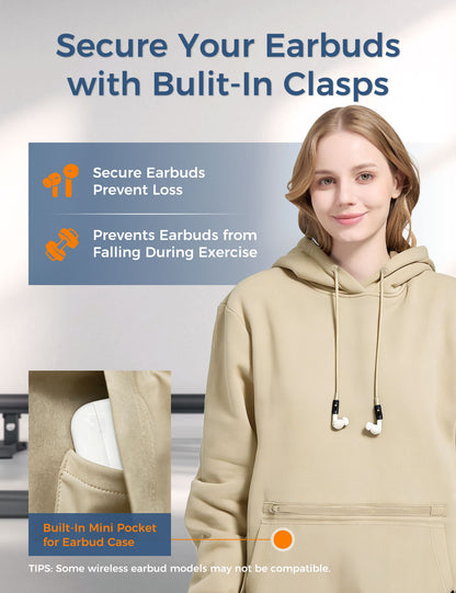 Relexit® All-in-One Airplane Travel Hoodie with Built-in Eye Mask