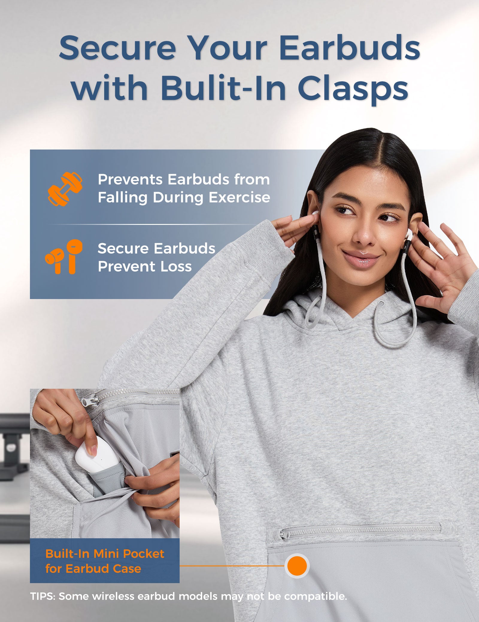 Relexit® All-in-One Airplane Travel Hoodie with Built-in Eye Mask