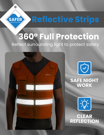 Unisex Cooling Vest - Orange