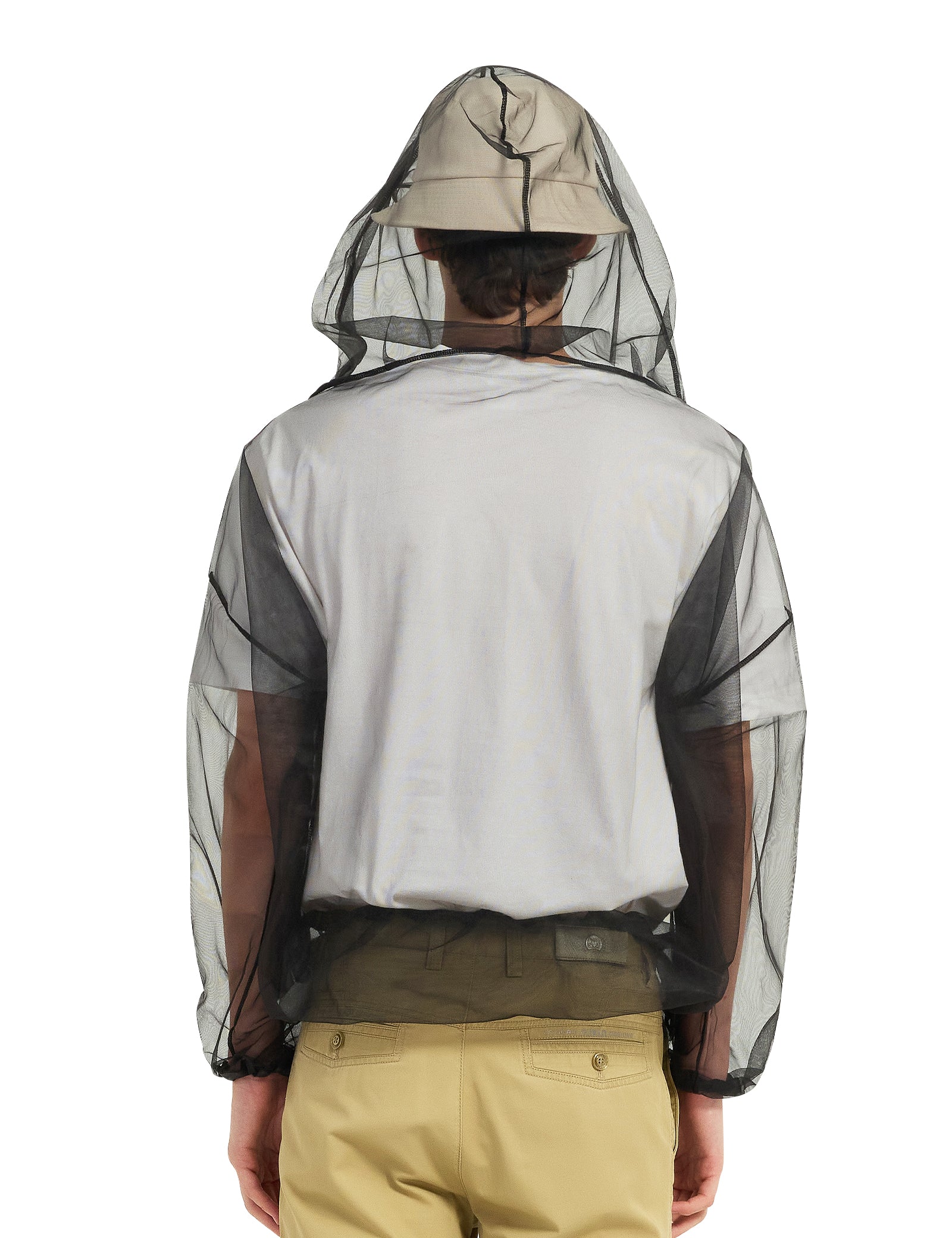 Unisex Chemical-Free Bug Proof Mosquito Jacket - Black