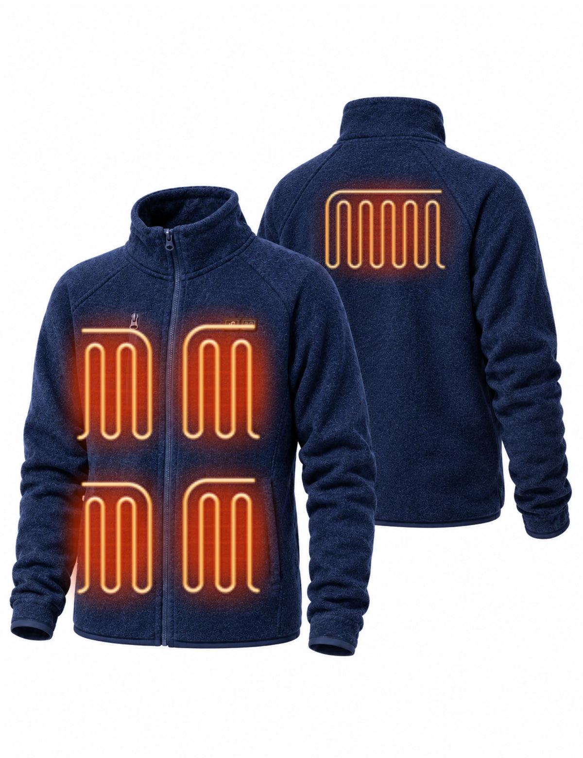Women's Dual Control Heated Fleece Jacket with 12V 16000mah Battery