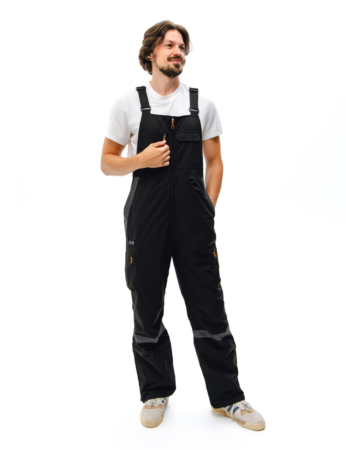 Men's Reflection Heated Bib Overalls with 12V 16000mah Battery