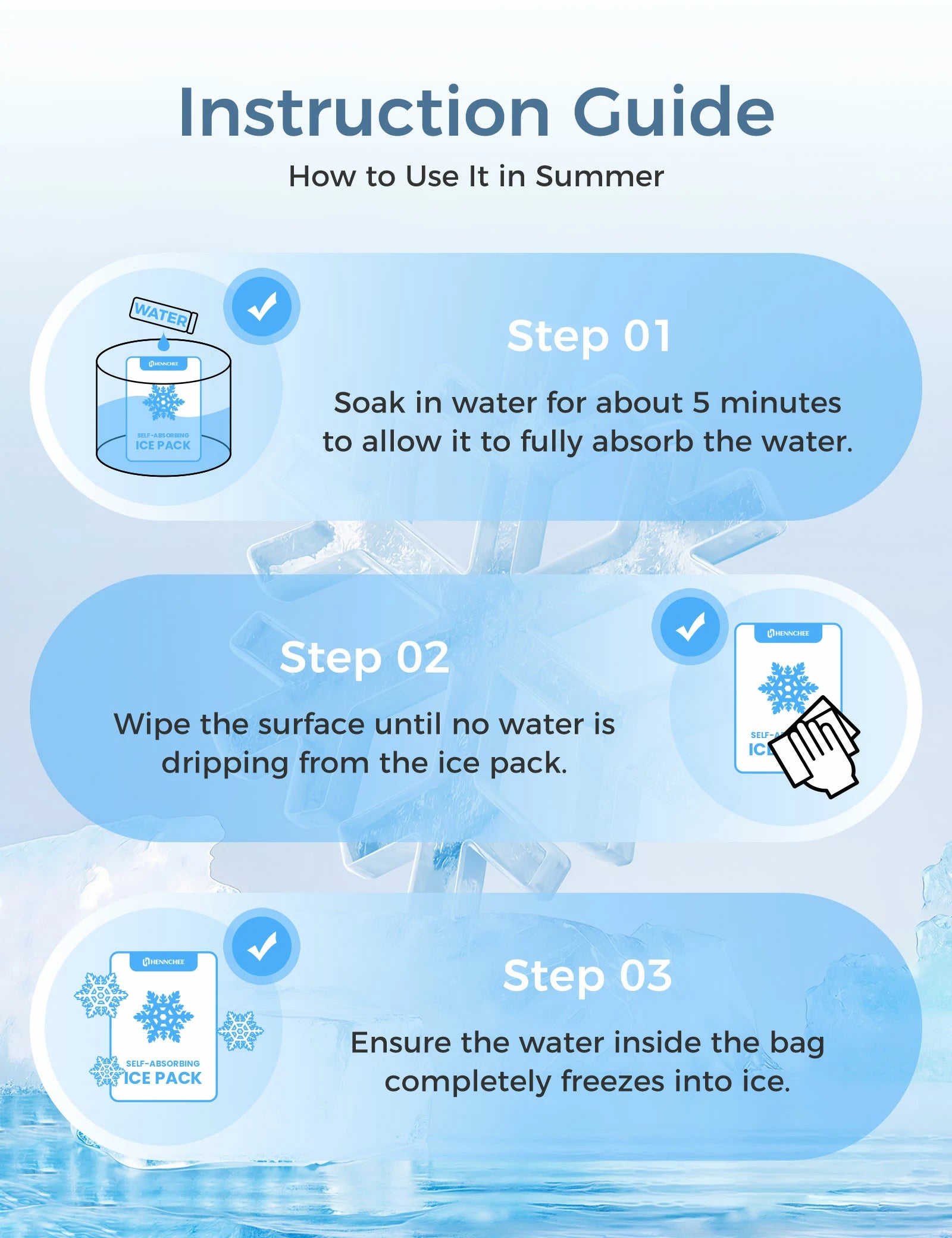 Cooling Vest with 12 Ice Packs - Blue