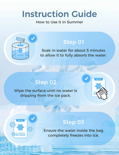 Cooling Vest with 12 Ice Packs - Blue