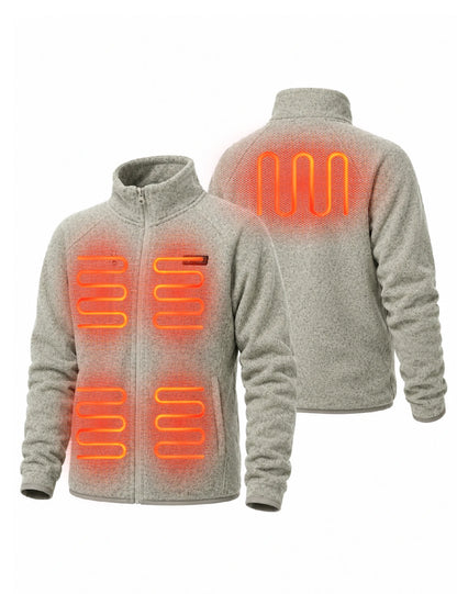 Women's Dual Control Heated Fleece Jacket with 12V 16000mah Battery
