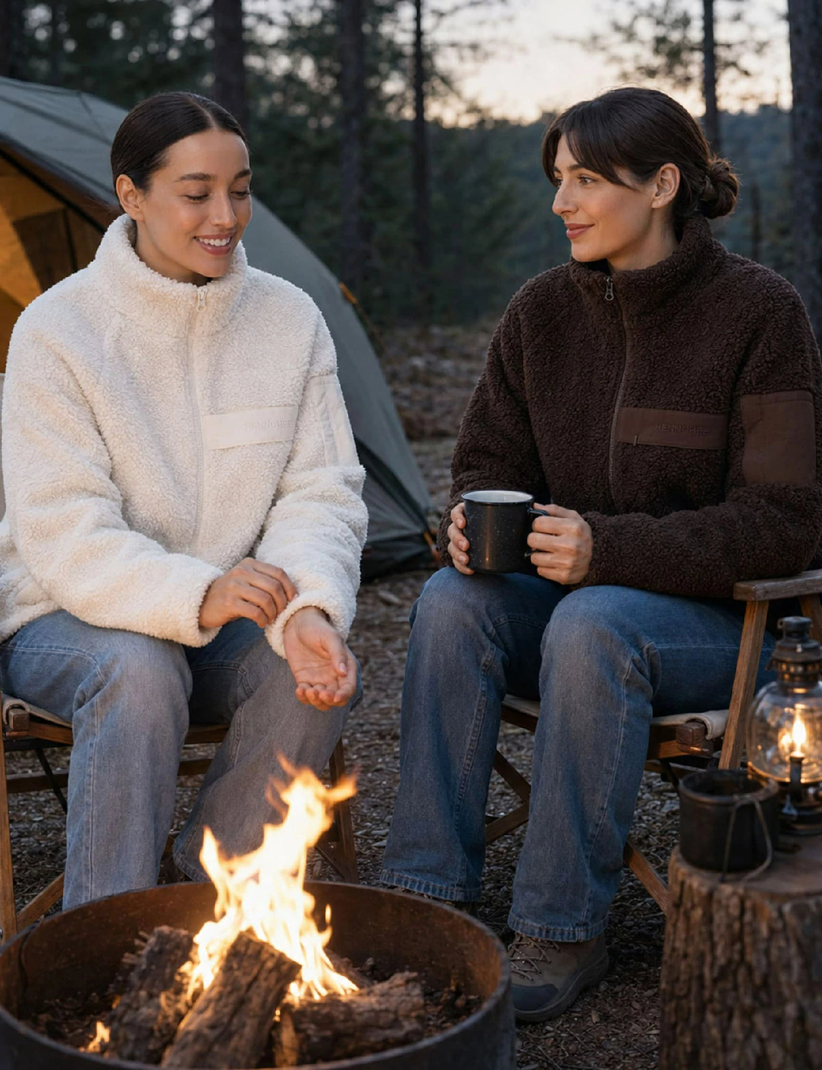 Womens Heated Sherpa Fleece Jacket 12V 16000mah Battery