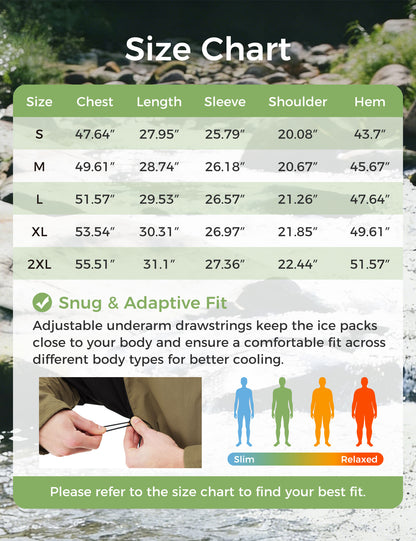 Relexit® Cooling Bug Jacket with Ice Packs