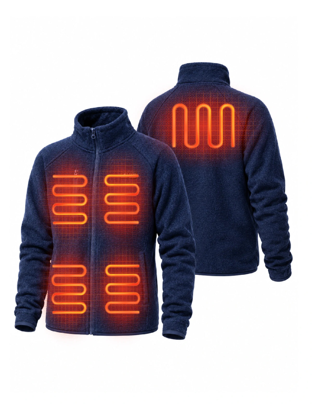 Women's Dual Control Heated Fleece Jacket with 12V 16000mah Battery