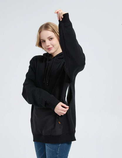Relexit® All-in-One Travel Hoodie with Built-in Blackout Eye Mask – Unisex