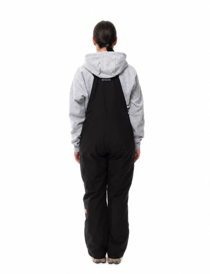 Women's Heated Bib Overalls with 12V Battery