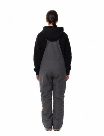 Women's Heated Bib Overalls with 12V Battery