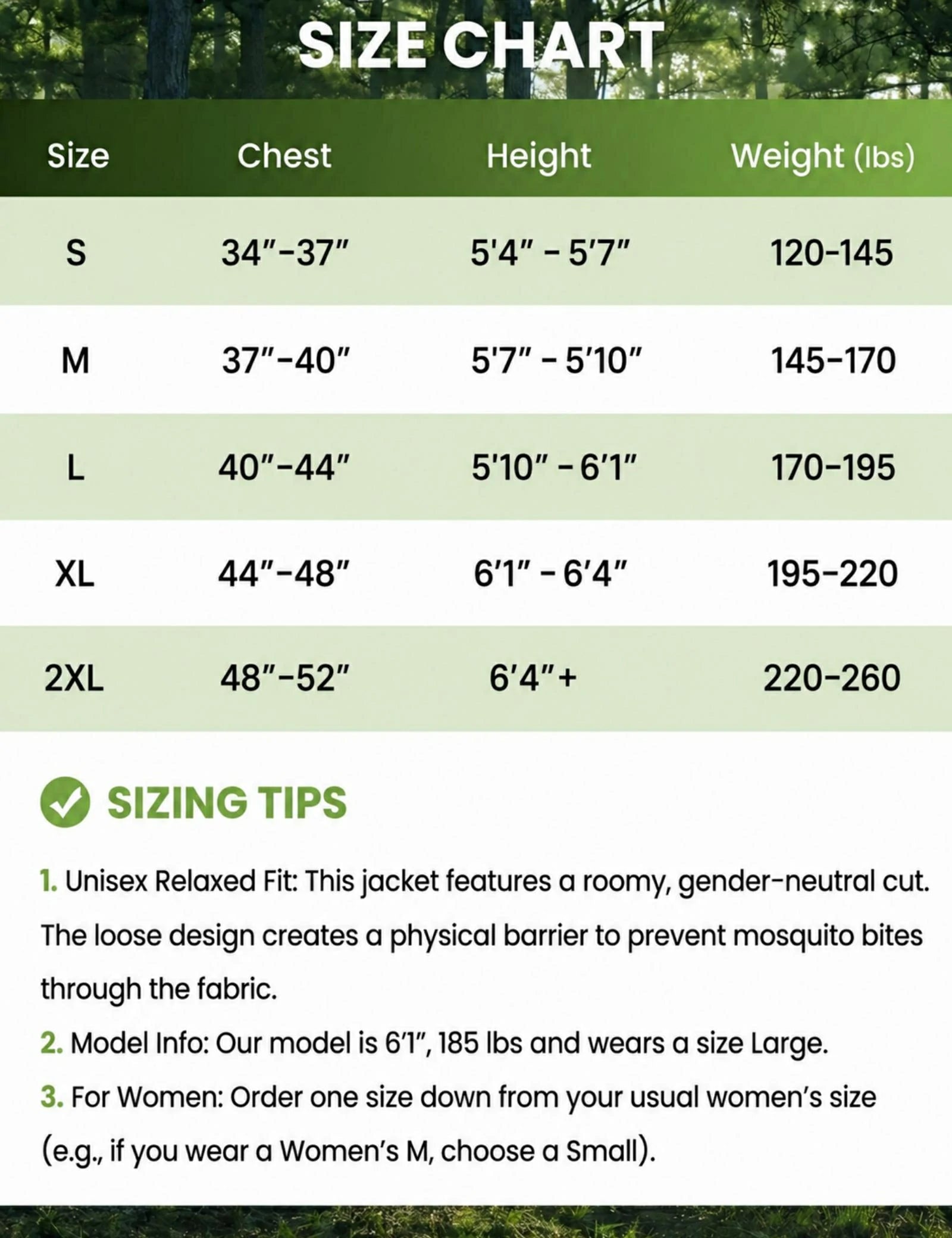 Relexit® Heavy-Duty Mesh Mosquito & Bug Jacket
