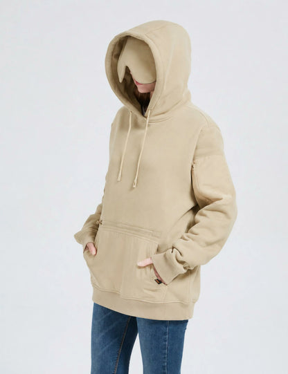 Relexit® All-in-One Travel Hoodie with Built-in Blackout Eye Mask – Unisex