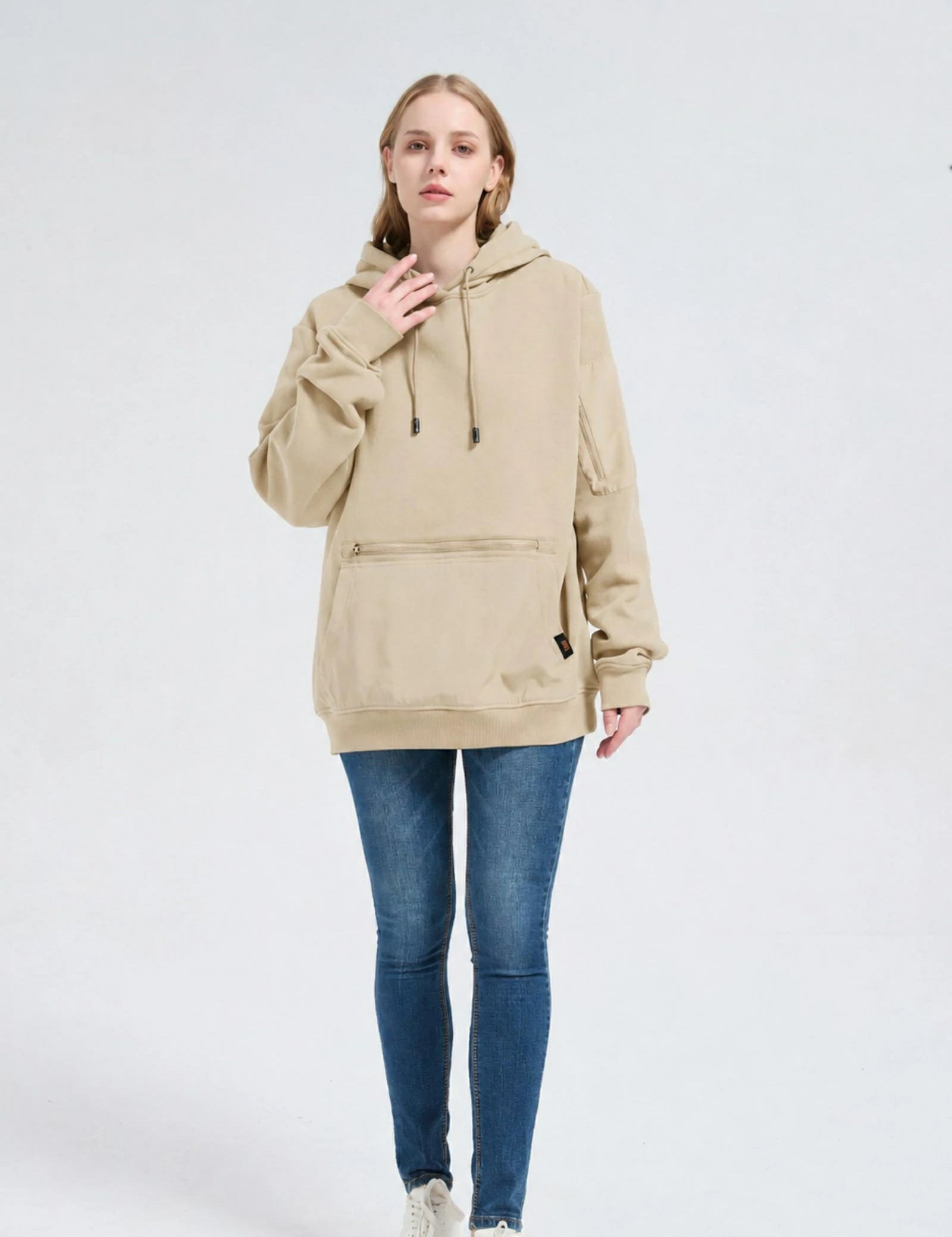 Relexit® All-in-One Travel Hoodie with Built-in Blackout Eye Mask – Unisex