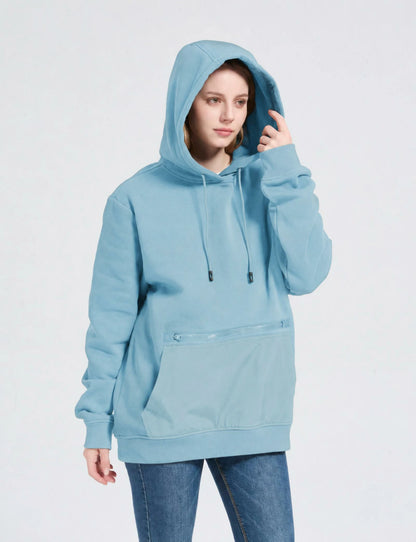 Relexit® All-in-One Travel Hoodie with Built-in Blackout Eye Mask – Unisex