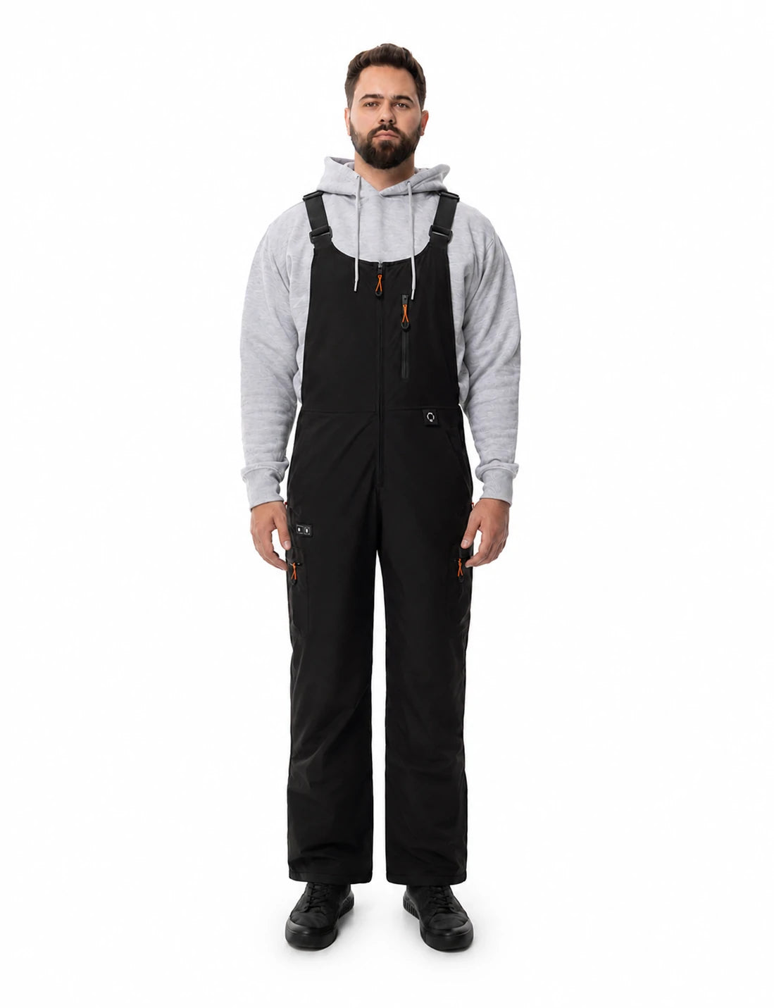 Men's Heated Bib Overalls with 12V Battery