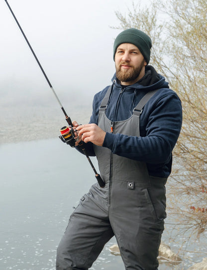 Men's Heated Bib Overalls with 12V Battery