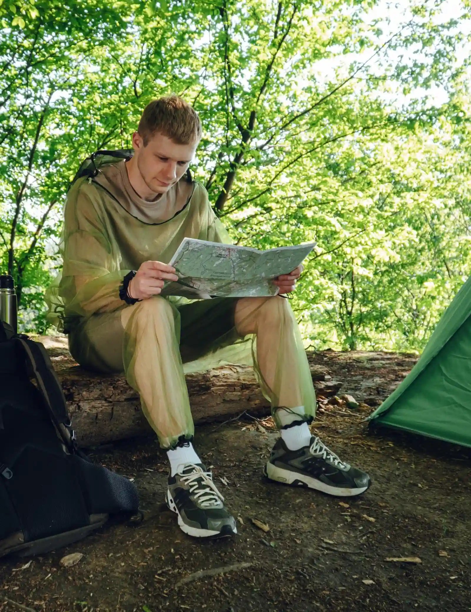 Chemical-Free Bug Proof Mosquito Suit - Black