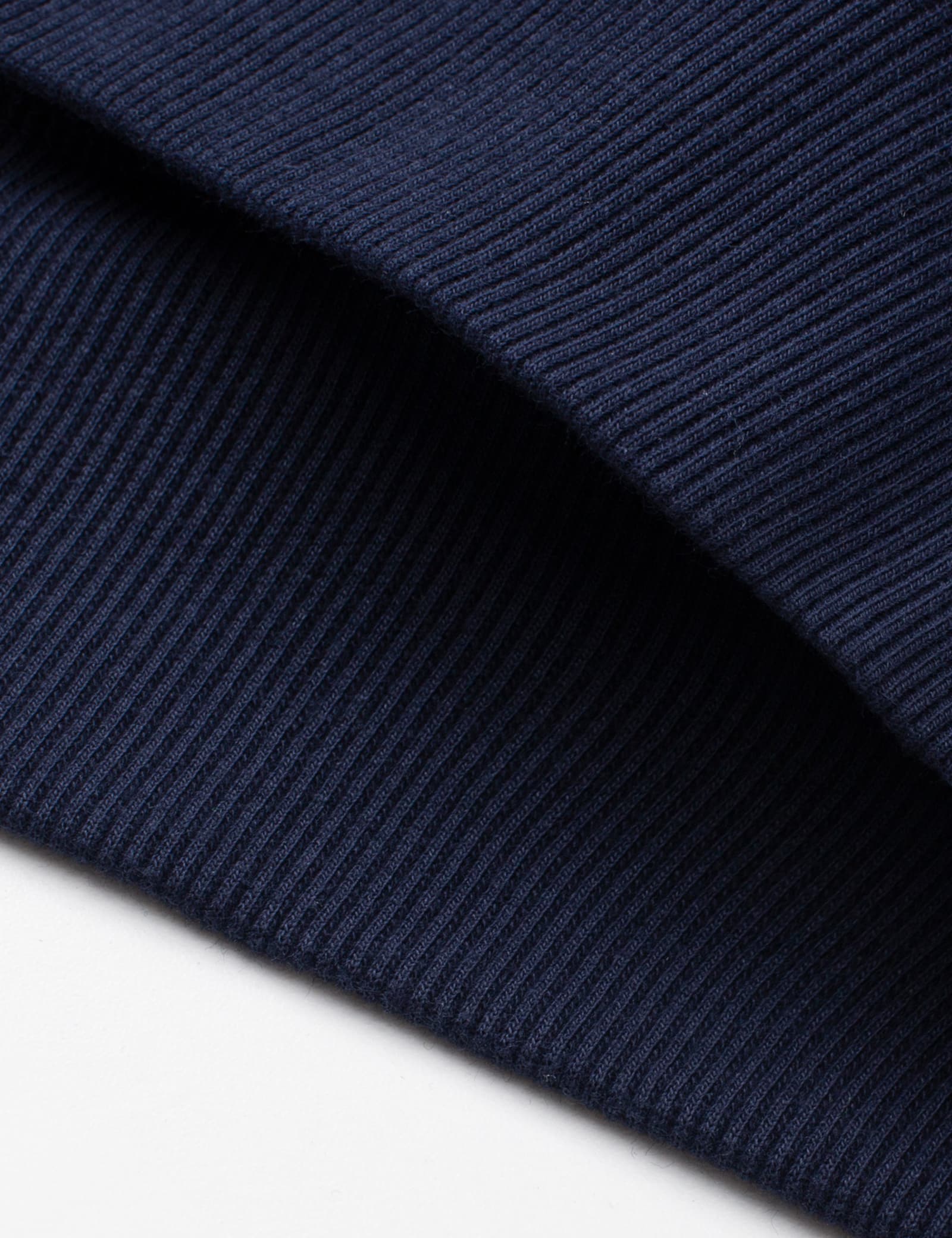 Hennchee Men's Dual-Control Heated Full-Zip Hoodie Navy elastic ribbed cuff detail view