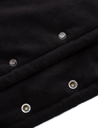 Hennchee men's black 12V heated poncho button