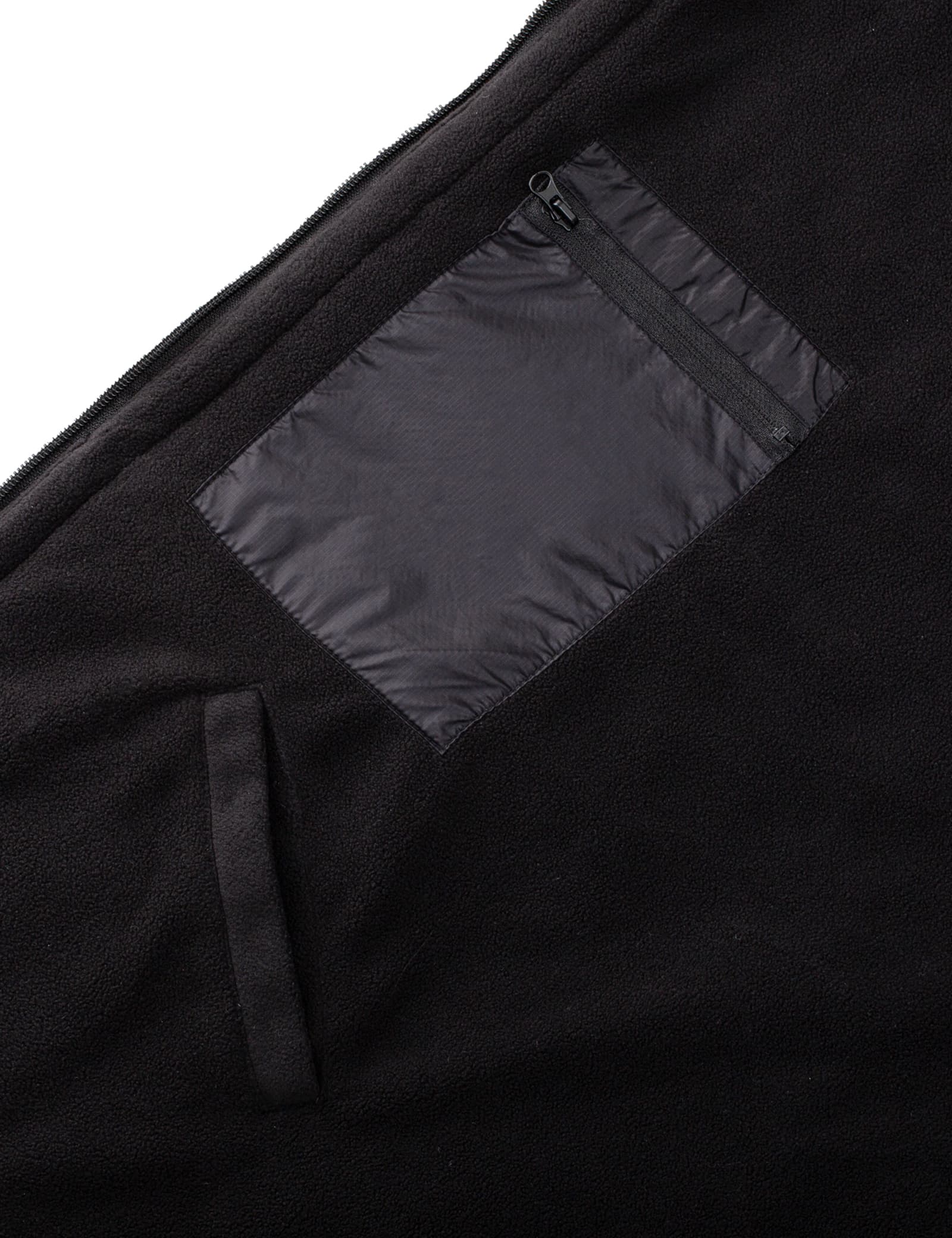 Hennchee men's black 12V heated poncho internal fleece zippered pocket