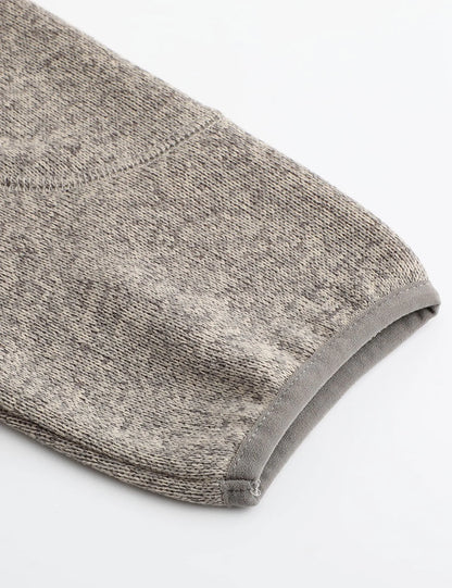 Hennchee Women's 12V Dual Control Heated Fleece Jacket grey elastic cuff detail view